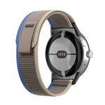 Correia de Relógio em Nylon com Conector Preto Loop, Para Google Pixel Watch 4 / 3 / 2 / 1 41mm