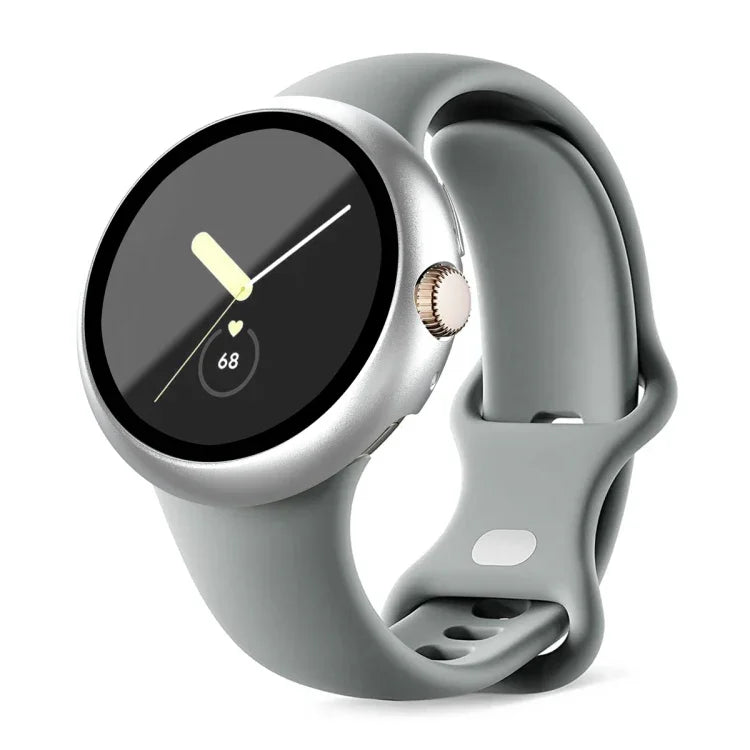 Capa Protetora Integrada com Película Temperada e Estrutura PC Fosca, Para Google Pixel Watch