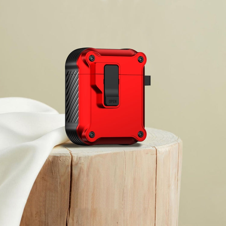Capa protetora para auriculares Eagle anti-choque com interruptor, para AirPods Pro 3, para AirPods Pro 2, para AirPods 3, para AirPods Pro, para AirPods 1 / 2