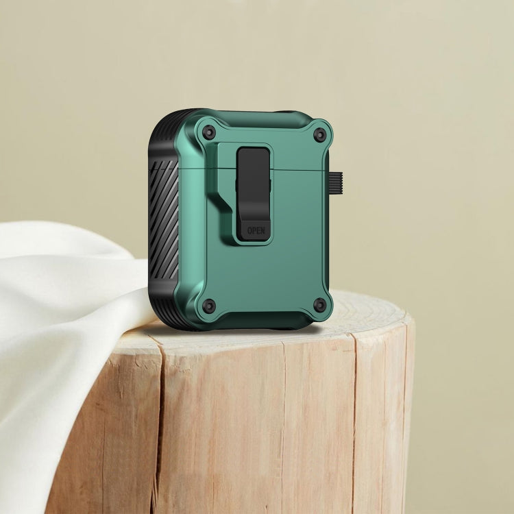 Capa protetora para auriculares Eagle anti-choque com interruptor, para AirPods Pro 3, para AirPods Pro 2, para AirPods 3, para AirPods Pro, para AirPods 1 / 2