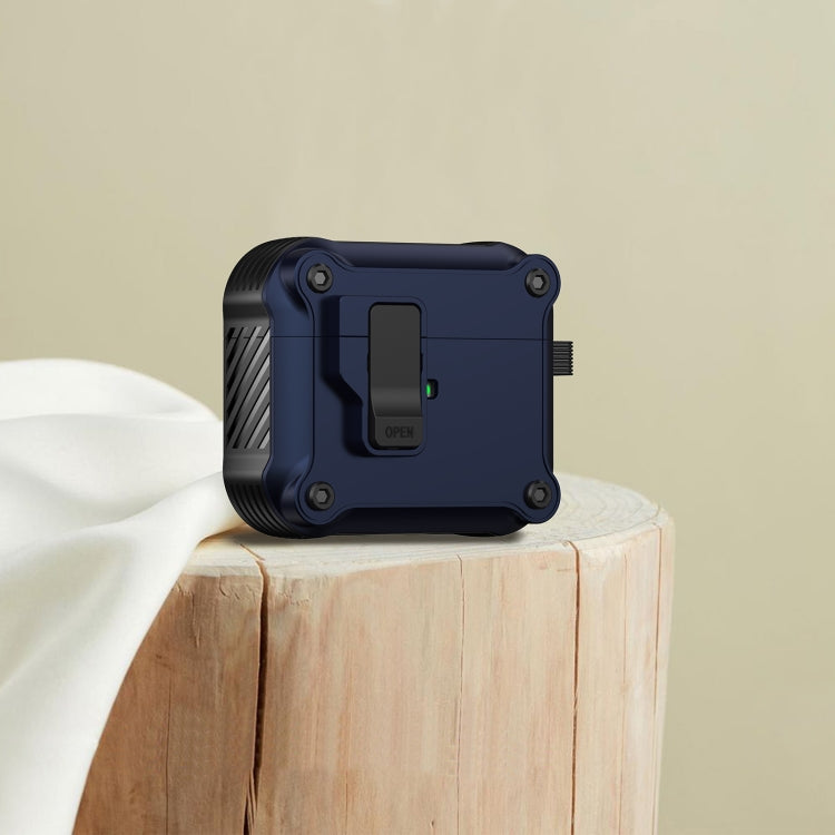 Capa protetora para auriculares Eagle anti-choque com interruptor, para AirPods Pro 3, para AirPods Pro 2, para AirPods 3, para AirPods Pro, para AirPods 1 / 2