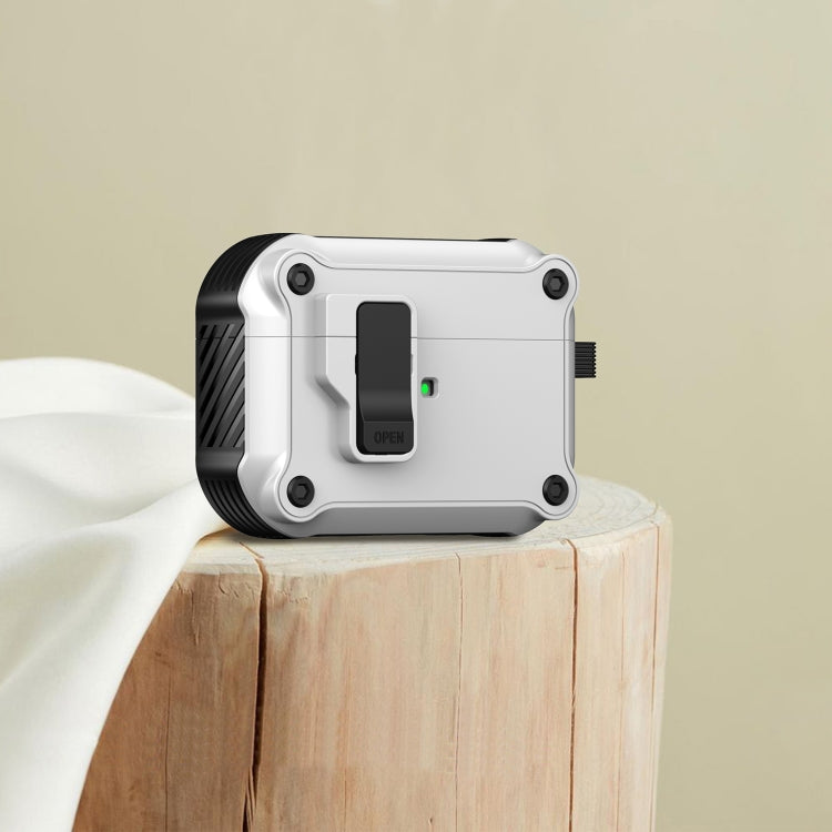 Capa protetora para auriculares Eagle anti-choque com interruptor, para AirPods Pro 3, para AirPods Pro 2, para AirPods 3, para AirPods Pro, para AirPods 1 / 2