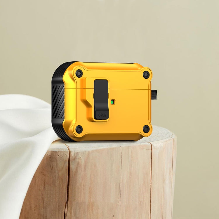 Capa protetora para auriculares Eagle anti-choque com interruptor, para AirPods Pro 3, para AirPods Pro 2, para AirPods 3, para AirPods Pro, para AirPods 1 / 2