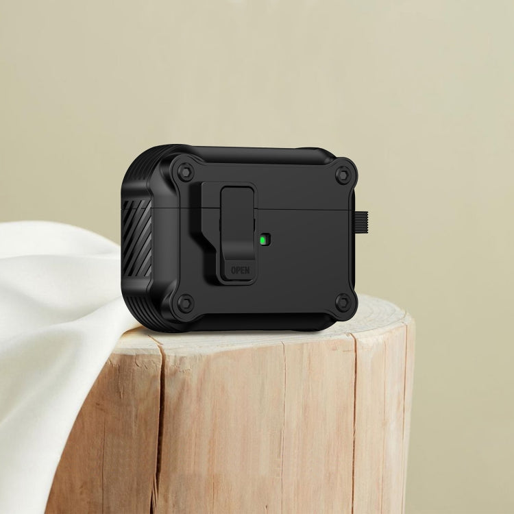 Capa protetora para auriculares Eagle anti-choque com interruptor, para AirPods Pro 3, para AirPods Pro 2, para AirPods 3, para AirPods Pro, para AirPods 1 / 2