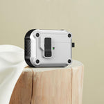 Capa protetora para auriculares Eagle anti-choque com interruptor, para AirPods Pro 3, para AirPods Pro 2, para AirPods 3, para AirPods Pro, para AirPods 1 / 2