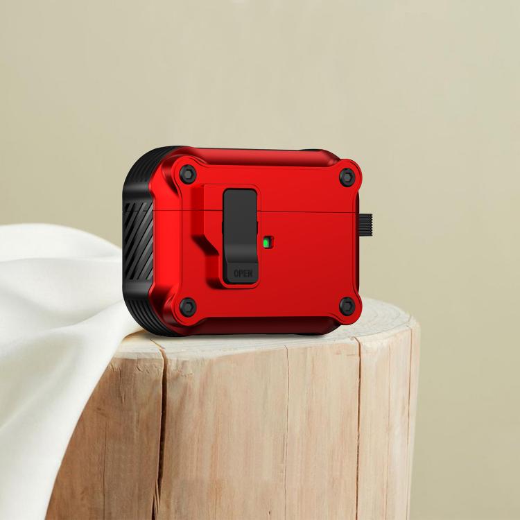 Capa protetora para auriculares Eagle anti-choque com interruptor, para AirPods Pro 3, para AirPods Pro 2, para AirPods 3, para AirPods Pro, para AirPods 1 / 2