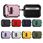 Capa protetora para auriculares Eagle anti-choque com interruptor, para AirPods Pro 3, para AirPods Pro 2, para AirPods 3, para AirPods Pro, para AirPods 1 / 2