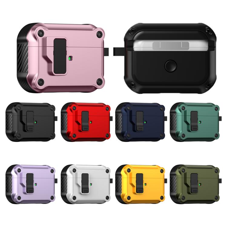 Capa protetora para auriculares Eagle anti-choque com interruptor, para AirPods Pro 3, para AirPods Pro 2, para AirPods 3, para AirPods Pro, para AirPods 1 / 2