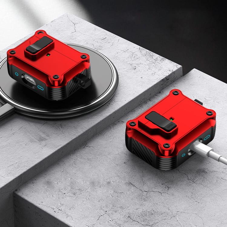 Capa protetora para auriculares Eagle anti-choque com interruptor, para AirPods Pro 3, para AirPods Pro 2, para AirPods 3, para AirPods Pro, para AirPods 1 / 2