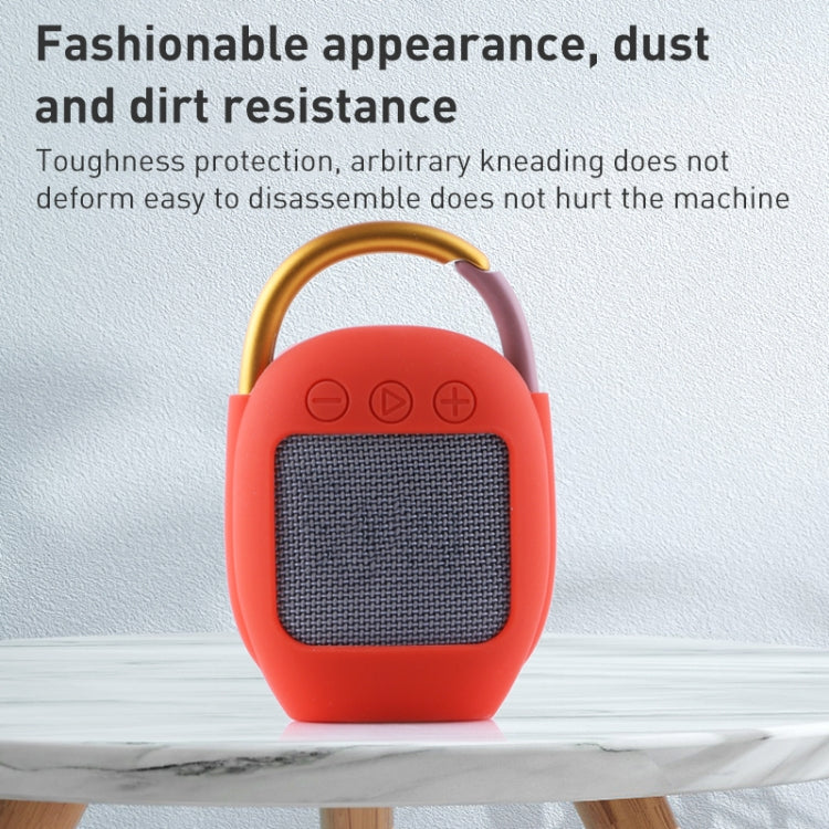 Capa Protetora de Silicone para Altifalante Bluetooth Sem Fios, Para JBL Clip 4