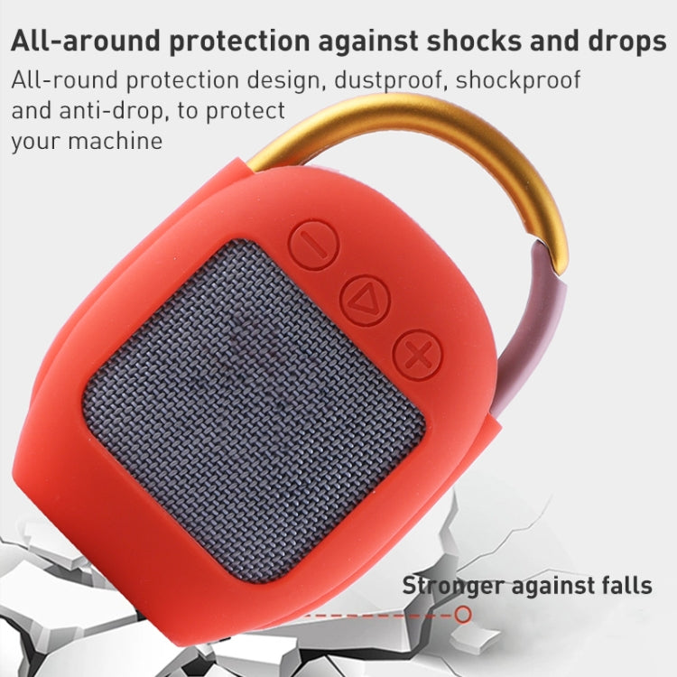 Capa Protetora de Silicone para Altifalante Bluetooth Sem Fios, Para JBL Clip 4