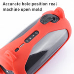 Capa de Silicone para Altifalante Bluetooth com Efeito de Luz Colorida e Alça de Ombro, Para JBL Pulse 5 Preto, Para JBL Pulse 5 Vermelho, Para JBL Pulse 5 Azul