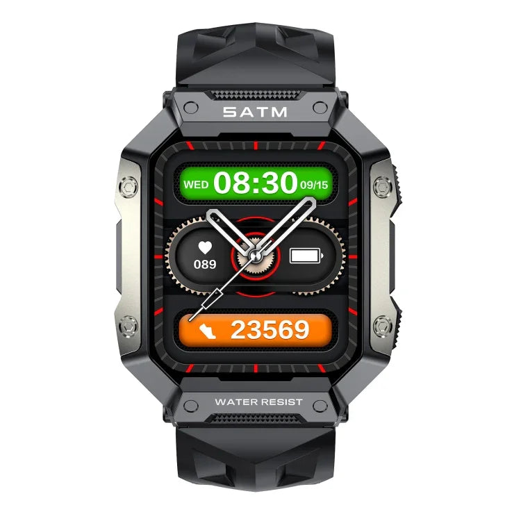 PG333 Smartwatch Desportivo Resistente à Água de 1,91 polegadas Suporta Monitorização da Frequência Cardíaca / Monitorização da Pressão Arterial
