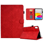 Capa inteligente para tablet em couro com relevo em losango para iPad 10ª geração 10.9 2022, para iPad 10ª geração 10.9 2022