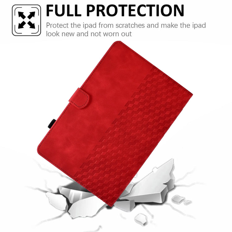 Capa inteligente para tablet em couro com relevo em losango para iPad 10ª geração 10.9 2022, para iPad 10ª geração 10.9 2022