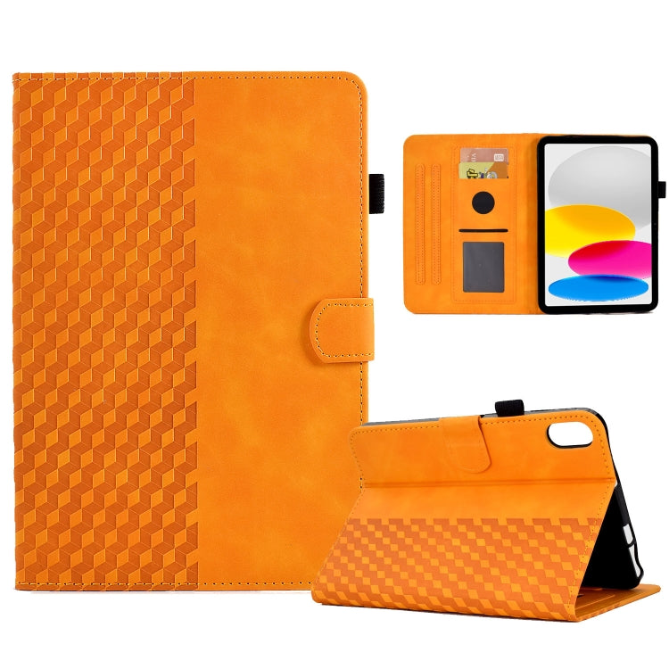 Capa inteligente para tablet em couro com relevo em losango para iPad 10ª geração 10.9 2022, para iPad 10ª geração 10.9 2022