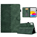 Capa inteligente para tablet em couro com relevo em losango para iPad 10ª geração 10.9 2022, para iPad 10ª geração 10.9 2022