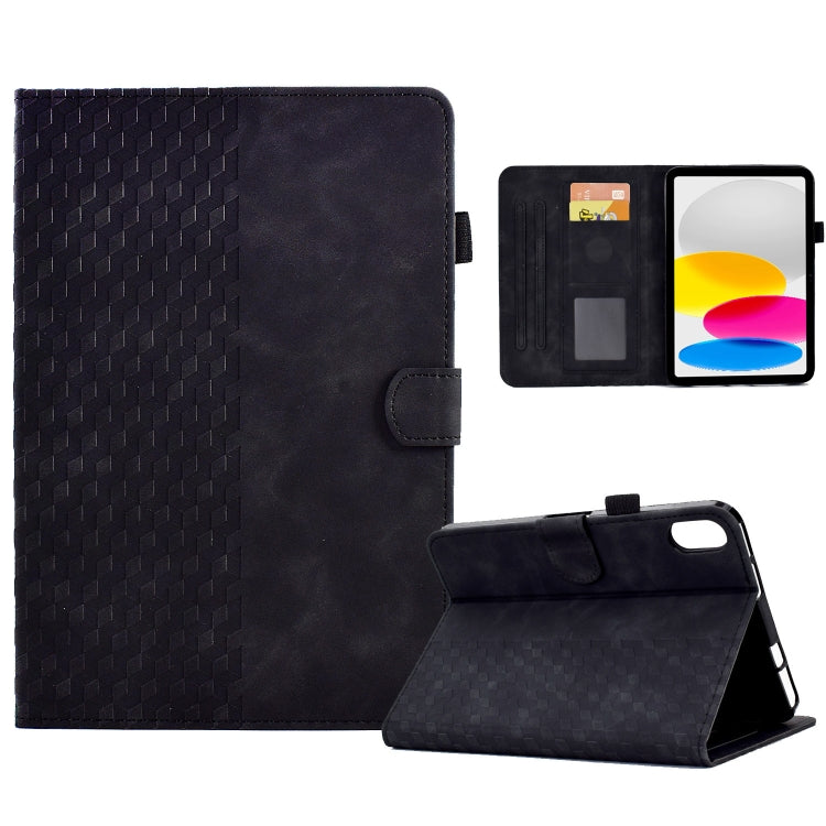 Capa inteligente para tablet em couro com relevo em losango para iPad 10ª geração 10.9 2022, para iPad 10ª geração 10.9 2022