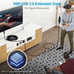 Cabo de Extensão USB 3.0 Macho para Fêmea para Sincronização de Dados Super Rápido, Comprimento: 10m, 10m