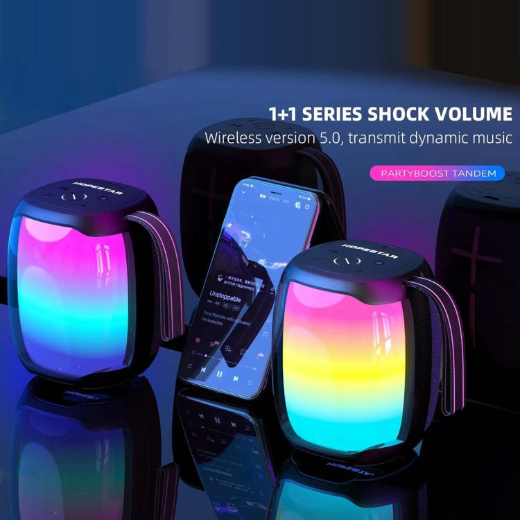 Coluna Bluetooth Impermeável HOPESTAR P50 mini com Luz RGB para Exterior, P50 mini