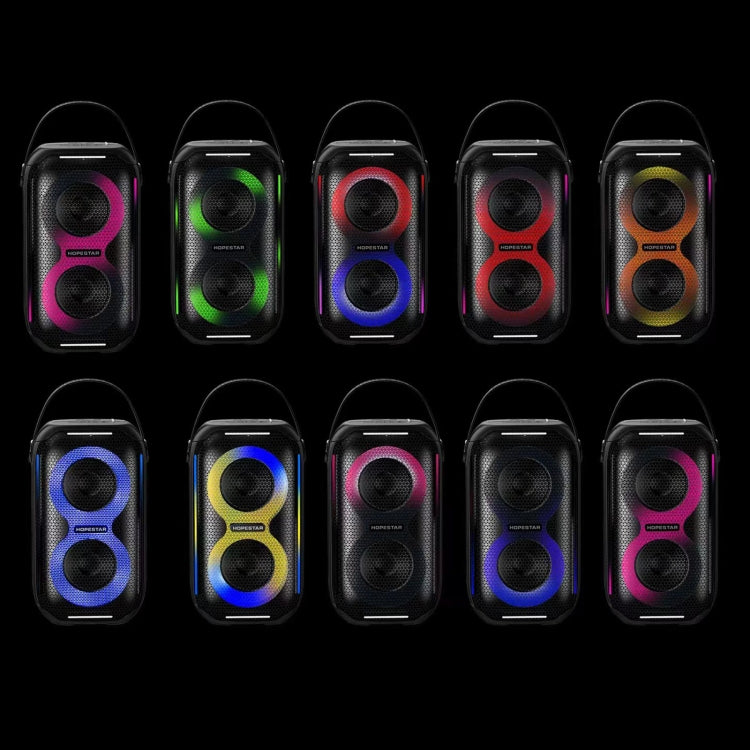 Coluna Bluetooth Portátil HOPESTAR Party200 mini Tone Pulse com Luz RGB, Party200 mini