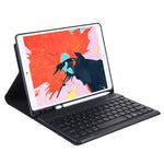 T07BB Para iPad 9.7 polegadas / iPad Pro 9.7 polegadas / iPad Air 2 / Air (2018 & 2017) Capa protetora ultrafina TPU Candy Color com teclado Bluetooth, suporte e slot para caneta, Para iPad 9.7 polegadas