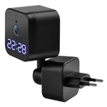DP27 Câmara WiFi Relógio com Ficha, Suporta Intercomunicador de Voz Bidirecional & Monitorização Móvel, Ficha US, Ficha EU