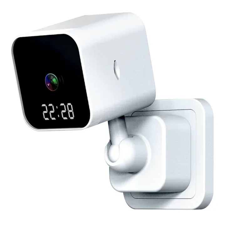 DP27 Câmara WiFi Relógio com Ficha, Suporta Intercomunicador de Voz Bidirecional & Monitorização Móvel, Ficha US, Ficha EU