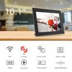 Moldura Digital de Fotos WiFi Cloud com Ecrã IPS de 10,1 polegadas, RK3126C Quad Core até 1,5GHz, 1GB+16GB, Ficha AU, Ficha US, Ficha UE, Ficha UK