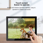 Moldura Digital de Fotos WiFi Cloud com Ecrã IPS de 15 polegadas, RK3126C Quad Core até 1,5GHz, Android 6.0, 1GB+16GB, Ficha AU, Ficha US, Ficha UE, Ficha UK