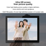 Moldura Digital de Fotos WiFi Cloud com Ecrã IPS de 15 polegadas, RK3126C Quad Core até 1,5GHz, Android 6.0, 1GB+16GB, Ficha AU, Ficha US, Ficha UE, Ficha UK