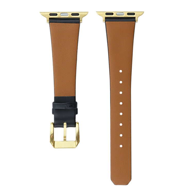 Pulseira de Relógio em Couro de Seda, Para Apple Watch Series 8&7 41mm / SE 2&6&SE&5&4 40mm, Para Apple Watch Ultra 49mm / Series 8&7 45mm / SE 2&6&SE&5&4 44mm