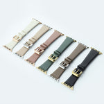 Pulseira de Relógio em Couro de Seda, Para Apple Watch Series 8&7 41mm / SE 2&6&SE&5&4 40mm, Para Apple Watch Ultra 49mm / Series 8&7 45mm / SE 2&6&SE&5&4 44mm