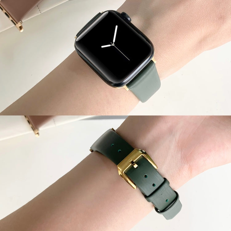 Pulseira de Relógio em Couro de Seda, Para Apple Watch Series 8&7 41mm / SE 2&6&SE&5&4 40mm, Para Apple Watch Ultra 49mm / Series 8&7 45mm / SE 2&6&SE&5&4 44mm