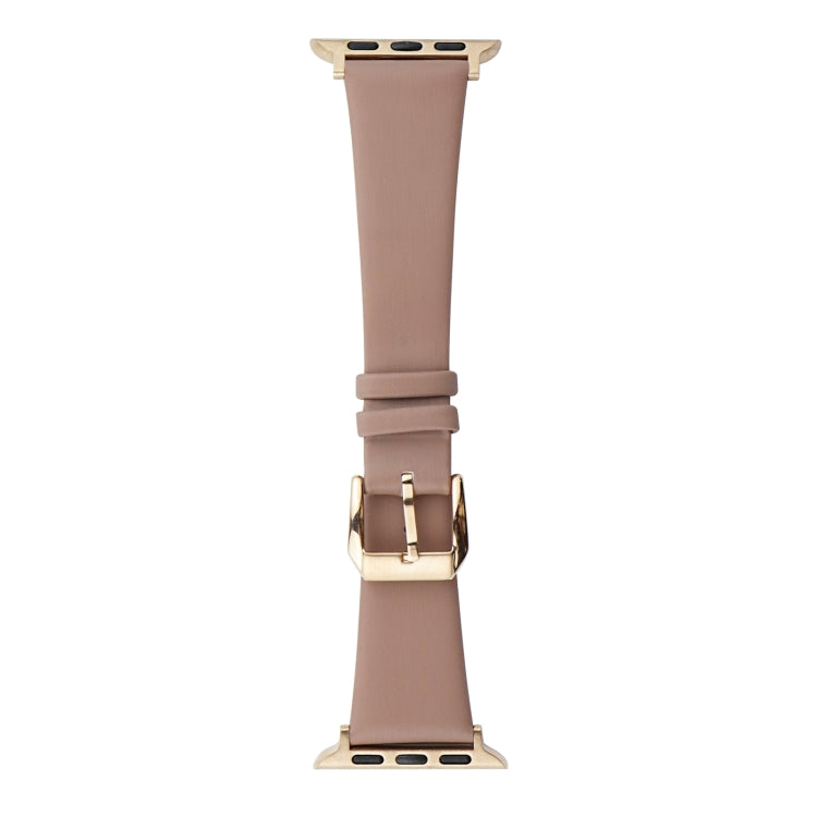 Pulseira de Relógio em Couro de Seda, Para Apple Watch Series 8&7 41mm / SE 2&6&SE&5&4 40mm, Para Apple Watch Ultra 49mm / Series 8&7 45mm / SE 2&6&SE&5&4 44mm