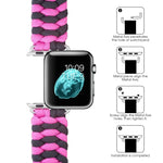 Pulseira de Relógio em Nylon com Fecho de Gancho e Loop de Trança Simples Paracord, Para Apple Watch Series 8&7 41mm / SE 2&6&SE&5&4 40mm, Para Apple Watch Ultra 49mm / Series 8&7 45mm / SE 2&6&SE&5&4 44mm