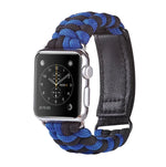 Pulseira de Relógio em Nylon com Fecho de Gancho e Loop de Trança Simples Paracord, Para Apple Watch Series 8&7 41mm / SE 2&6&SE&5&4 40mm, Para Apple Watch Ultra 49mm / Series 8&7 45mm / SE 2&6&SE&5&4 44mm