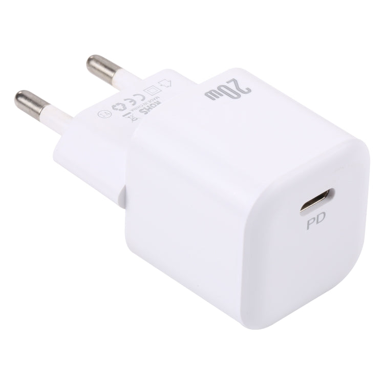 Carregador de Carregamento Rápido 20W PD USB-C/Tipo-C, Especificação: Ficha UE, Ficha UE