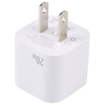 Carregador de Carregamento Rápido 20W PD USB-C/Tipo-C, Especificação: Ficha EUA, Ficha EUA