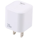 Carregador de Carregamento Rápido 20W PD USB-C/Tipo-C, Especificação: Ficha EUA, Ficha EUA