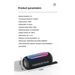 Coluna Bluetooth para Exterior HOPESTAR P60 IPX6 Impermeável 10W 66mm
