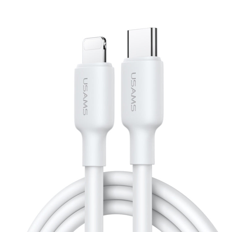 USAMS US-SJ610 U84 Cabo de Carregamento PD20W USB-C / Type-C para 8 Pinos, PD20W 8 Pinos 1m