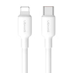 USAMS US-SJ610 U84 Cabo de Carregamento PD20W USB-C / Type-C para 8 Pinos, PD20W 8 Pinos 1m