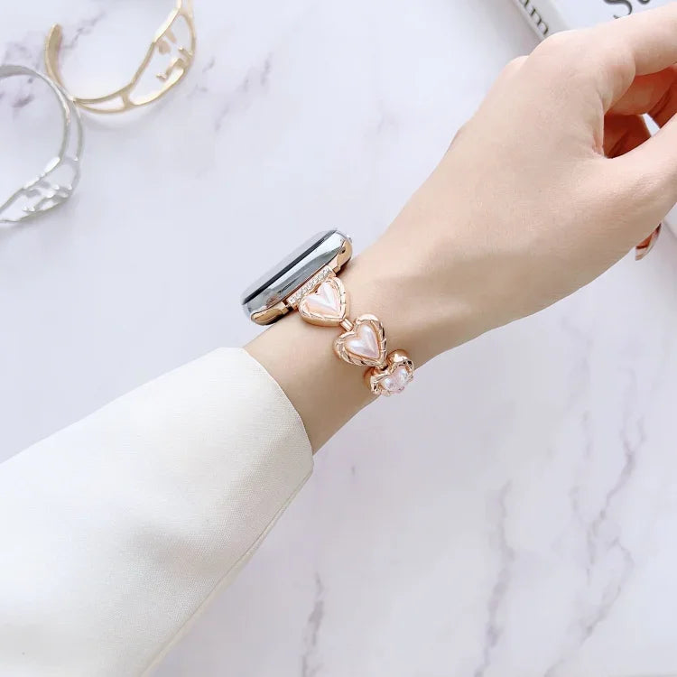 Pulseira de Relógio em Bracelete Metálica, Para Apple Watch Series 8&7 45mm / SE 2&6&SE&5&4 44mm, Para Apple Watch Series 8&7 41mm / SE 2&6&SE&5&4 40mm