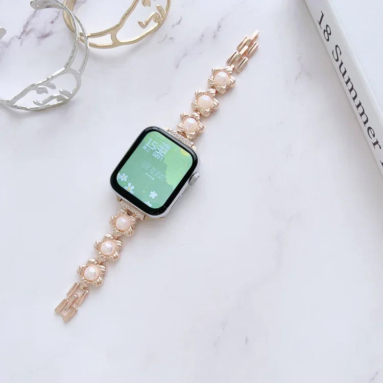 Pulseira de Relógio em Bracelete Metálica, Para Apple Watch Series 8&7 45mm / SE 2&6&SE&5&4 44mm, Para Apple Watch Series 8&7 41mm / SE 2&6&SE&5&4 40mm