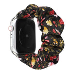 Correia de Relógio em Tecido com Padrão de Flor às Quadrículas, Para Apple Watch Ultra 49mm / Série 8&7 45mm / SE 2&6&SE&5&4 44mm / 3&2&1 42mm, Para Apple Watch Série 8&7 41mm / SE 2&6&SE&5&4 40mm / 3&2&1 38mm