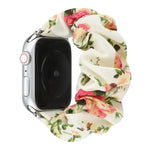 Correia de Relógio em Tecido com Padrão de Flor às Quadrículas, Para Apple Watch Ultra 49mm / Série 8&7 45mm / SE 2&6&SE&5&4 44mm / 3&2&1 42mm, Para Apple Watch Série 8&7 41mm / SE 2&6&SE&5&4 40mm / 3&2&1 38mm