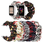 Correia de Relógio em Tecido com Padrão de Flor às Quadrículas, Para Apple Watch Ultra 49mm / Série 8&7 45mm / SE 2&6&SE&5&4 44mm / 3&2&1 42mm, Para Apple Watch Série 8&7 41mm / SE 2&6&SE&5&4 40mm / 3&2&1 38mm