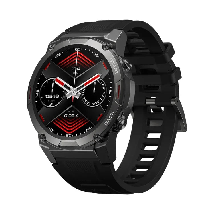 Zeblaze Vibe 7 Pro Smartwatch HD com Ecrã Redondo de 1,43 polegadas Suporta Chamadas de Voz / Monitorização de Saúde, Vibe 7 Pro (Preto), Vibe 7 Pro (Preto Prateado)