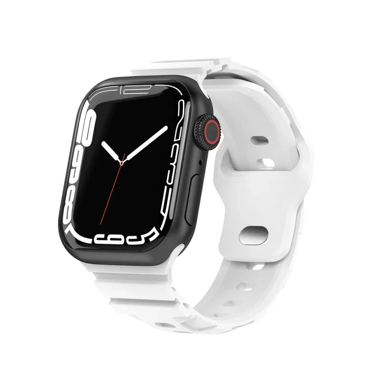 Pulseira de Relógio Desportiva de Silicone, Para Apple Watch Series 8&7 41mm, Para Apple Watch Series 8&7 45mm